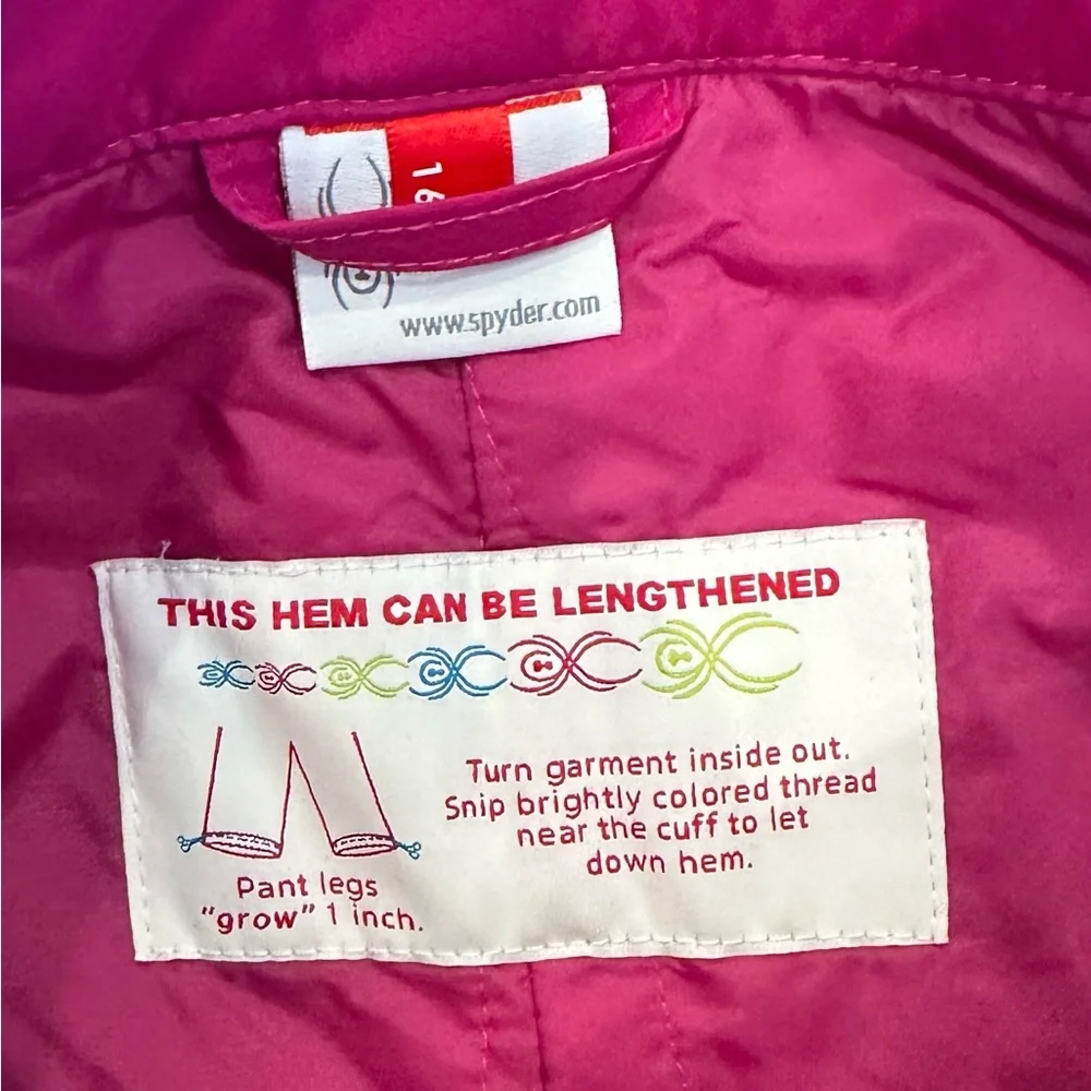 Spyder Girls Thrill Ski & Snowboard Pants | Size 16 | NWT - Picture 5 of 9